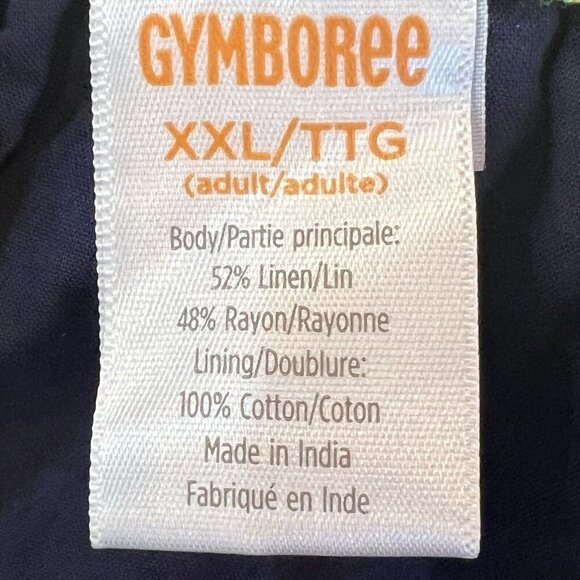 NWT $75 Gymboree Tropical Flutter Linen Dress Adult Women's XXL Aloha Tidal - Picture 11 of 16